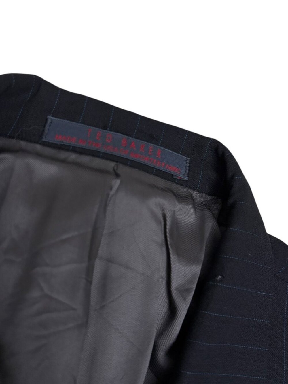 TED BAKER ENDURANCE Vintage SUIT Blazer Dress Pants Retro Business Formal Men 40 - Picture 7 of 8